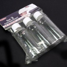 80ml Cosmetic Travel Screw Cap Plastic Bottle Set ,80ml bottle with screw top ,