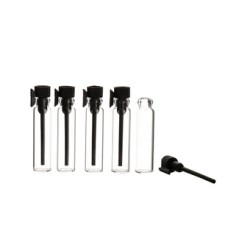 1ML 2ML 3ML mini glass perfume vial, perfume Liquid sample vial, tester bottle Tube Colorful cap