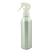   250ml round empty aluminum Bottles, sliver metal bottle with black/white trigger sprayer 