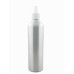  250ml round aluminum Bottles with transparent/black/white fine mist sprayer, empty sliver metal bottle 