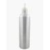  250ml round aluminum Bottles with transparent/black/white fine mist sprayer, empty sliver metal bottle 