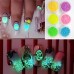 1 bottle Glitter Luminous glow in the dark powder Nail Glitter Dust Tips Decoration DIY Acrylic Manicure nail glitter set 