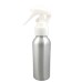 100ml empty aluminum Bottles, sliver metal bottle with black/white trigger sprayer