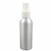 100ml empty aluminum Bottles, sliver metal bottle with white/black/transparent fine mist,sprayer