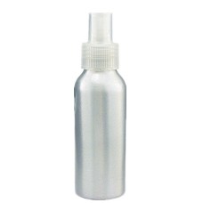 100ml empty aluminum Bottles, sliver metal bottle with white/black/transparent fine mist,sprayer