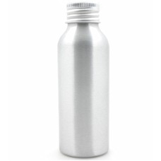 100ml sliver metal bottle with sliver/gold Lined Aluminum Lid,empty aluminum Bottles