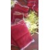 Reusable Mesh net Produce bags 23*50cm Sturdy Poly-Mesh Net Bags  for vegetable, egg and fruits with ribbon