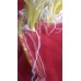 Reusable Mesh net Produce bags 23*50cm Sturdy Poly-Mesh Net Bags  for vegetable, egg and fruits with ribbon