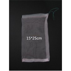  Eco-Friendly 15*25cm 40 Mesh Nylon bag,Fish Fruit wristband bag,Insect birds pest filter bag,Rice seed soaking,Seed storage bag ,pack of 100