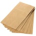 17cmX9cmX5cm Kraft Paper Small Gift Bags Sandwich Bread Food Bags Takeout Bags Party Wedding Favour