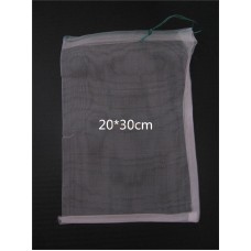 20*30cm 40 Mesh Nylon bag,Fish Fruit wristband bag,Insect birds pest filter bag,Rice seed soaking,Seed storage bag ,Reusable Nylon Mesh net Produce Storage Poly Bags ,pack of 100