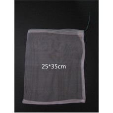 25*35cm 40 Mesh Nylon bag,Fish Fruit wristband bag,Insect birds pest filter bag,Rice seed soaking,Seed storage bag