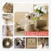 10CM Natural Jute Burlap Wedding Chair Sash Roll (10M/Lot) 