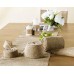 10CM Natural Jute Burlap Wedding Chair Sash Roll (10M/Lot) 