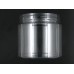 High Quality 200ml  round clear pet  jar bottle container  with thread sliver aluminium cap lid , for Cosmetic Packaging,