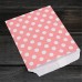 17x13cm 25pcs/Pack 7 Colors Polka Dot Spotty Paper Bag Without Handle Wedding Party Favour Candy Gift Bags Food Packaging