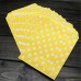 17x13cm 25pcs/Pack 7 Colors Polka Dot Spotty Paper Bag Without Handle Wedding Party Favour Candy Gift Bags Food Packaging