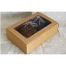 18*12*5cm Nice Design Natural Kraft Paper Cake Box, Kraft Paper Cake packaging Box with big clear window