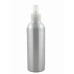 200ml round empty aluminum Bottles, sliver metal bottle with transparent/white/black fine mist sprayer