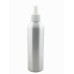 200ml round empty aluminum Bottles, sliver metal bottle with transparent/white/black fine mist sprayer