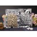 300Pcs/Lot 6*9cm Open Top Silver Aluminium Foil Clear Plastic Packaging Bags Heat Seal Vacuum Pouches Bag Food Storage Pack Bags