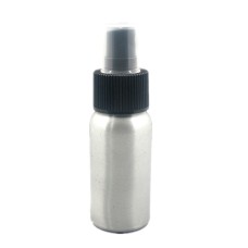 30ml empty aluminum Bottles, sliver metal bottle with black/white/transparent fine mist,sprayer