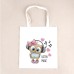 38*34cm Cotton Canvas Printing Handbags For Women Shopping Book Tote Bag Handbag Custom Logo Print Ladies Shoulder Bags