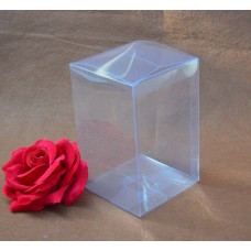 4*4*6cm Small clear folding plastic clear packing box/clear plastic PVC gift boxes,plastic packaging box for Christmas gift