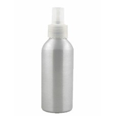 4oz sliver metal 120ml bottle with  transparent/white/black  fine mist sprayer