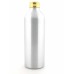 5oz/150ml aluminum Bottles, empty round sliver metal bottle with lined gold/silver aluminum cap