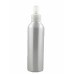 5oz/150ml round empty aluminum Bottles, sliver metal bottle with transparent/white/black  fine mist sprayer