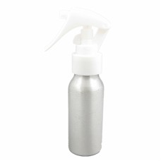 60ml/2oz sliver metal bottle with white/black trigger sprayer,60ml empty aluminum Bottles,