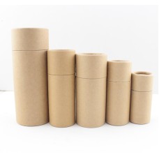 Inner Height 13.5cm and Inner Diameter 4.8cm,Paper jar kraft paper box round cylinder oil bottle packaging cardboard tube