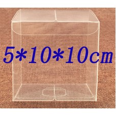 Size:10*10*5cm, pvc box for cupcakes , pvc packing box , craft plastic boxes