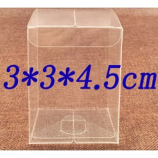 Size:3*3*4.5cm, packaging soap boxes , clear plastic cube , plastic food packaging box