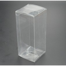 Size:3.5*3.5*10cm, clear folding boxes , pvc wedding box , macaron plastic packaging box