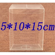 Size:5*10*15cm, transparent pvc box , pvc box with handle , wedding transparent boxes