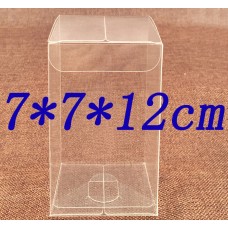 Size:7*7*12cm, cupcake clear plastic box , pvc transparent packaging , clear boxes wedding