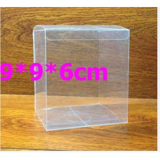 Size:9*9*6cm, plastic candy box , gift box large , plastic clear pvc box wholesale