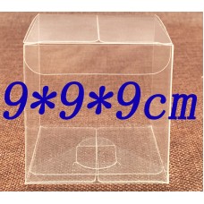 Size:9*9*9cm, transparent boxes for gifts , plastic transport box cake , clear plastic ball box