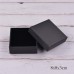 Wholesale 100PCS/lot High Quality Luxury Black jewelry Paper box Lift off lid paper boxes customized 1 color / Hot stamping logo