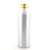 round empty 250ml aluminum Bottles, sliver metal bottle with silver/gold lined aluminum cap