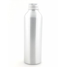 round empty 250ml aluminum Bottles, sliver metal bottle with silver/gold lined aluminum cap