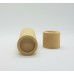 Empty Kraft biodegradable cardboard lip balm push up tube 15mL approx customized design welcome