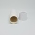 0.5oz Eco-friendly Empty matte white cardboard lip balm push up tube 15mL approx zero waste