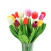 10 Bouquet Artificial Tulip Silk Flowers Home Party Decor