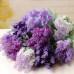 10 Head Bouquet Beautiful Artificial Lavender Silk Flowers