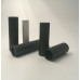 .3 ounce / 8.5 g Matte Black Lip Balm Tubes, Matte Black Paper Lip Balm Tubes .3 oz 1/3 Cardboard Containers