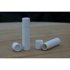 .2 ounce / 6 g Skinny Kraft Lip Balm Tubes, Glossy White Cardboard Lip Balm Tubes 6ml / .2 1/5 oz - Same size as plastic tubes