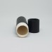 Eco-friendly Empty matte black cardboard lip balm push up tube 15mL approx zero waste